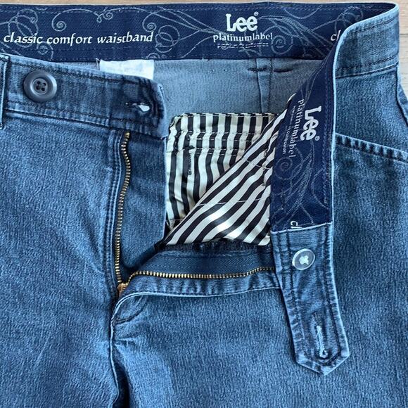 LEE Platinum Label Premium Fit Denim Jeans Sz 8 - Picture 5 of 9